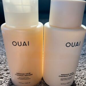 OUAI Medium Hair Care Duo in Cream